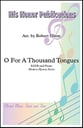 O For A Thousand Tongues SATB choral sheet music cover